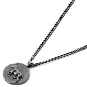 Lucleon Astro | Collier En Acier Inoxydable Argenté Avec Signe Astrologique Du Taureau 9