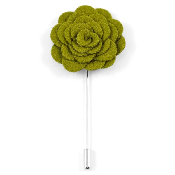 Warren Asher Boutonnière Rose Verte 1