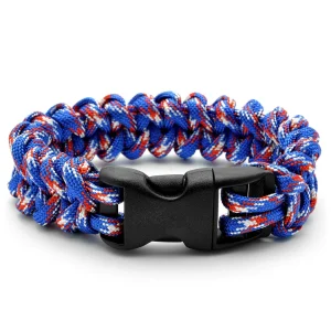 Tailor Toki Bracelet Paracord Bleu & Rouge 9