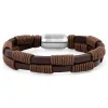 Fort Tempus Bracelet En Cuir Brun Le Tisserand 20