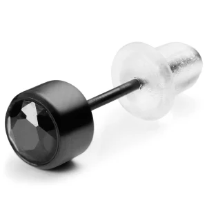 Lucleon Boucle D’oreille Ronde Noire 10