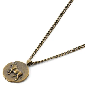 Lucleon Astro | Collier En Acier Inoxydable Doré Avec Signe Astrologique Du Taureau 9