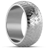 Seizmont Tigris | Bague Argentée à Motif Pneumatique – 10 Mm 10