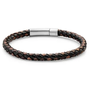 Lucleon Bracelet Collins En Cuir Marron Et Noir – 6 Mm 14