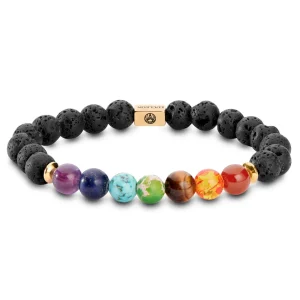 Lucleon Bracelet De Perles De Pierre Chakra 10