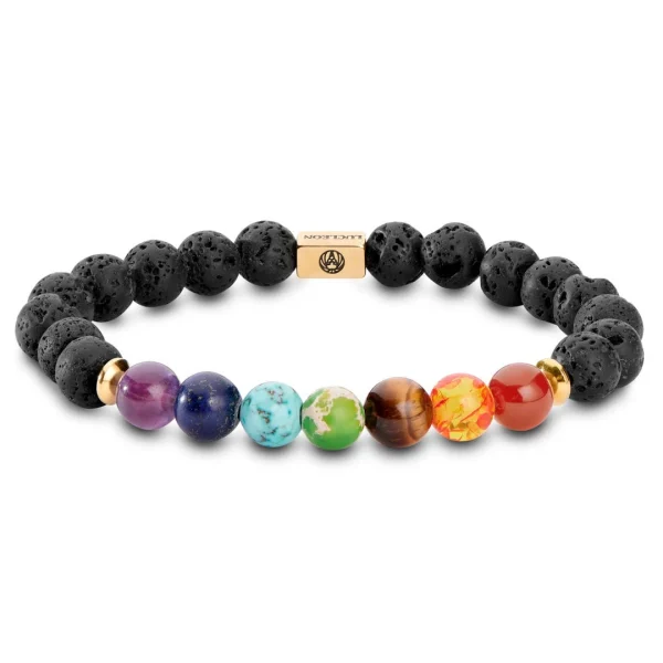 Lucleon Bracelet De Perles De Pierre Chakra 3