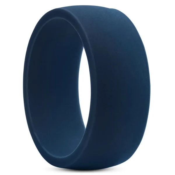 Lucleon Anneau En Silicone Classique Bleu Marine 1