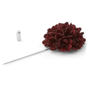 Warren Asher Boutonnière à Fleur Rouge 10