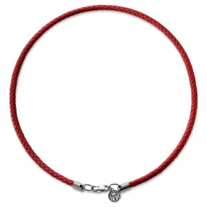 Lucleon Tenvis | Collier En Cuir Rouge 5 Mm 8