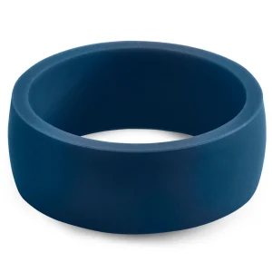 Lucleon Anneau En Silicone Classique Bleu Marine 7