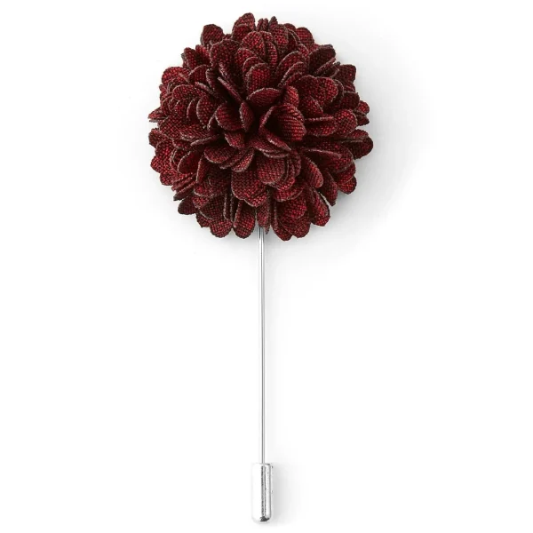 Warren Asher Boutonnière à Fleur Rouge 1