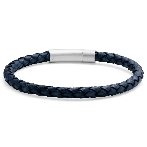 Lucleon Bracelet Bolo En Cuir Bleu 3