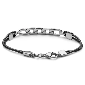 Lucleon Bracelet Gravel Lenn En Acier Argenté 9