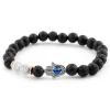 Neshraw Bracelet Pierre De Lave Blanche 20