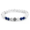 Neshraw Bracelet Royal En Pierres Blanches 22