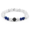 Neshraw Bracelet Bleu Et Blanc Royal 20