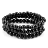 Collin Rowe Bracelet De Perles Noires – Bracelet Triple 19