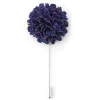 Warren Asher Broche Pour Homme à Fleur Bleu Roi 16