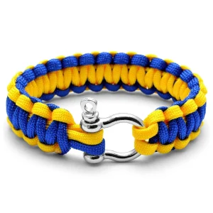 Tailor Toki Bracelet Paracord Bleu & Jaune « Le Suédois » 7