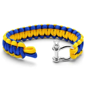 Tailor Toki Bracelet Paracord Bleu & Jaune « Le Suédois » 9