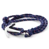 Tailor Toki Le Marin – Bracelet Bleu Marine, Rouge Et Blanc à Pendentif Argenté 13