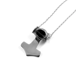 Fort Tempus Collier King Mjolnir En Acier 9