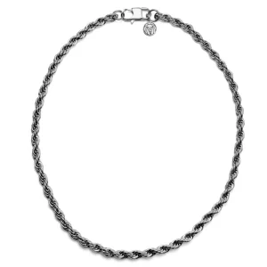 Lucleon Chaîne à Maille Cordée Argentée Amager Collin – 6 Mm 10