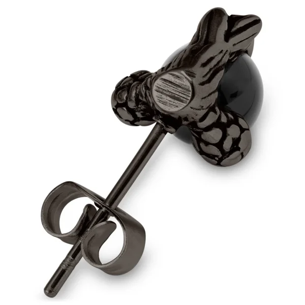 Lucleon Boucle D’oreille La Serre En Bronze Gunmetal 4