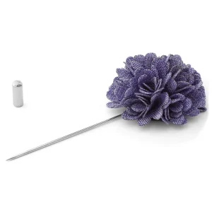 Warren Asher Boutonnière Fleur Violette 10