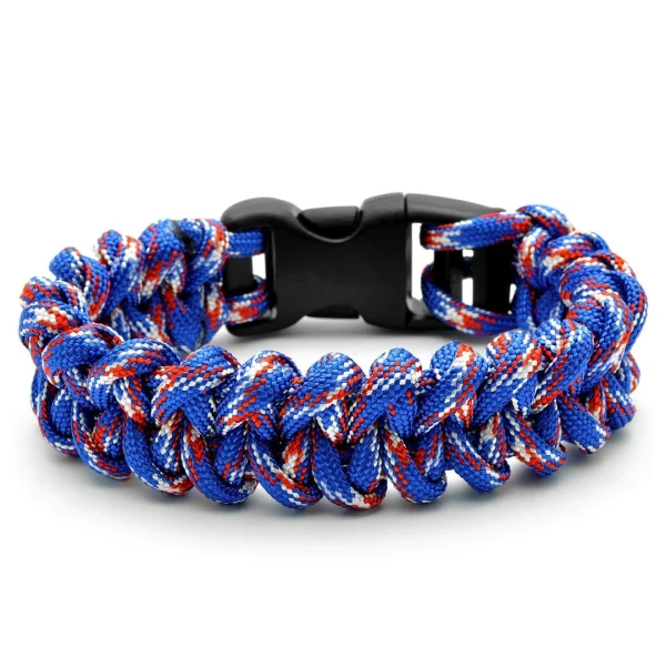 Tailor Toki Bracelet Paracord Bleu & Rouge 1