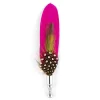 Warren Asher Broche « La Plume » Rose Fuschia 22