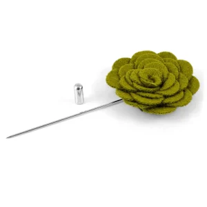 Warren Asher Boutonnière Rose Verte 9