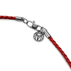 Lucleon Tenvis | Collier En Cuir Rouge 3 Mm 10