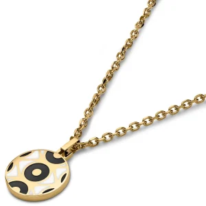 Waykins Evil Eye | Collier Doré à Pendentif Circulaire 9