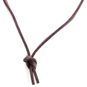 Lucleon Collier En Cuir Marron à Pendentif Argenté En Forme D’ancre Marine 14