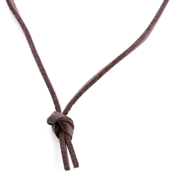 Lucleon Collier En Cuir Marron à Pendentif Argenté En Forme D’ancre Marine 5