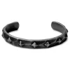 Moody Mason Bracelet Manchette Jax à Pointes En Acier Gris 14