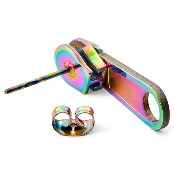 Otsu Clou D’oreille Floyd Arc-en-ciel Zipper 4