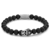 Lucleon Bracelet Vasilios En Onyx Argenté 19