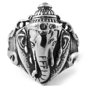 Fort Tempus Bague En Acier Éléphant Impérial 12