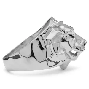 Moody Mason Bague Argentée Le Lion Makt 14