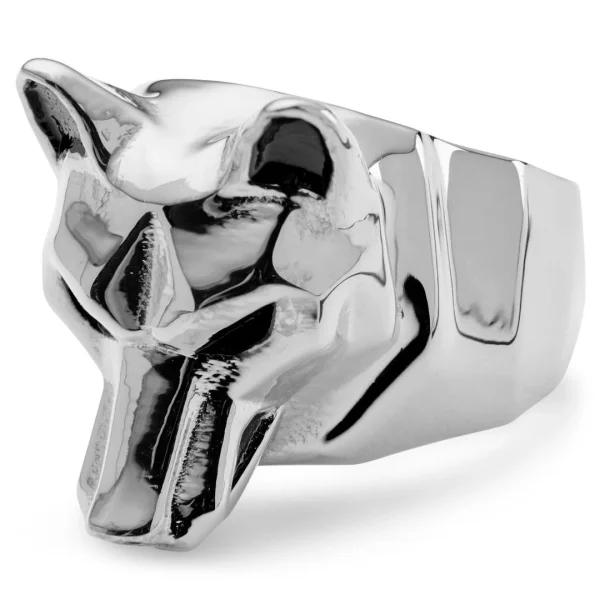 Moody Mason Bague Argentée Le Loup Makt 1