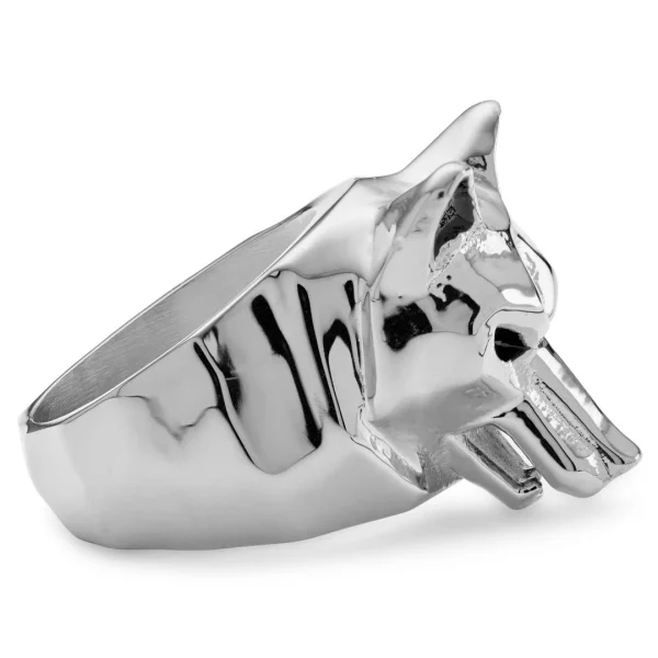 Moody Mason Bague Argentée Le Loup Makt 5