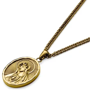 Lucleon Sanctus | Collier Doré Le Cœur Immaculé De Marie 16