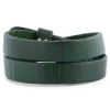 Salt & Hide Bracelet En Cuir Vert Jackson 17