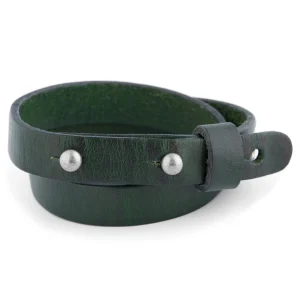 Salt & Hide Bracelet En Cuir Vert Jackson 10