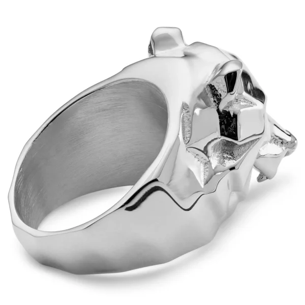 Moody Mason Bague Mack L’ours Argenté 4