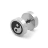 Fort Tempus Boucle D’oreille Yin & Yang 8 Mm 14