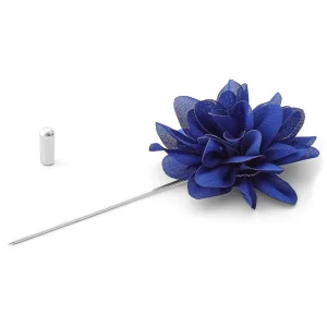 Warren Asher Boutonnière à Fleur Bleu « La Royale » 10