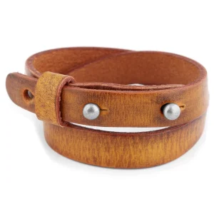 Salt & Hide Bracelet En Cuir Tanné Jackson 10